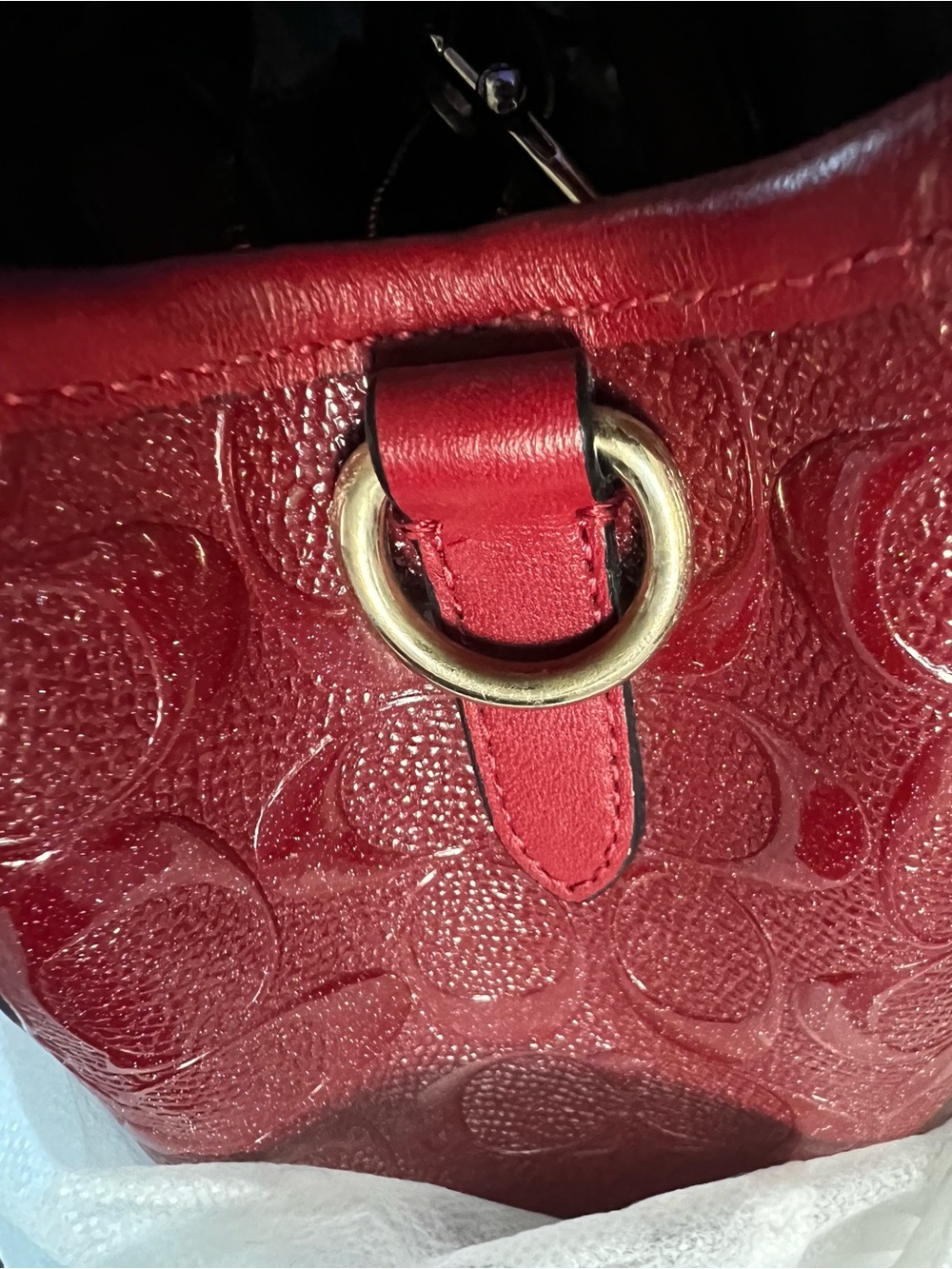 Coach Margot Carryall In Signature Embossed Leather With Matching Wallet - Picture 13 of 15